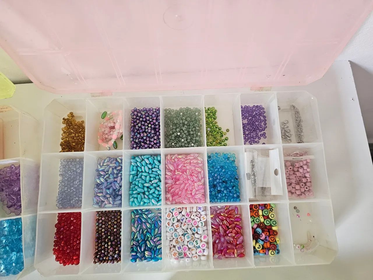 Kit de miçangas e itens para bijus etc. - Foto 5