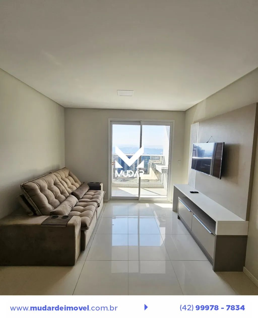 Apartamento novo e mobiliado 3 quartos sendo 1 suíte Edifício Pablo Vilaró - Foto 3