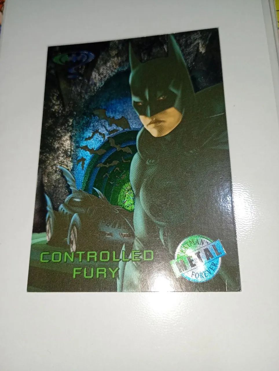 CARD BATMAN METAL FOREVER 1995 Controlled Fury