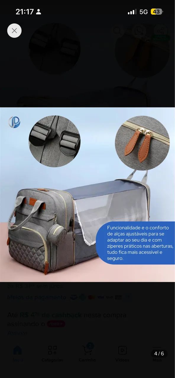 Bolsa maternidade  - Foto 3