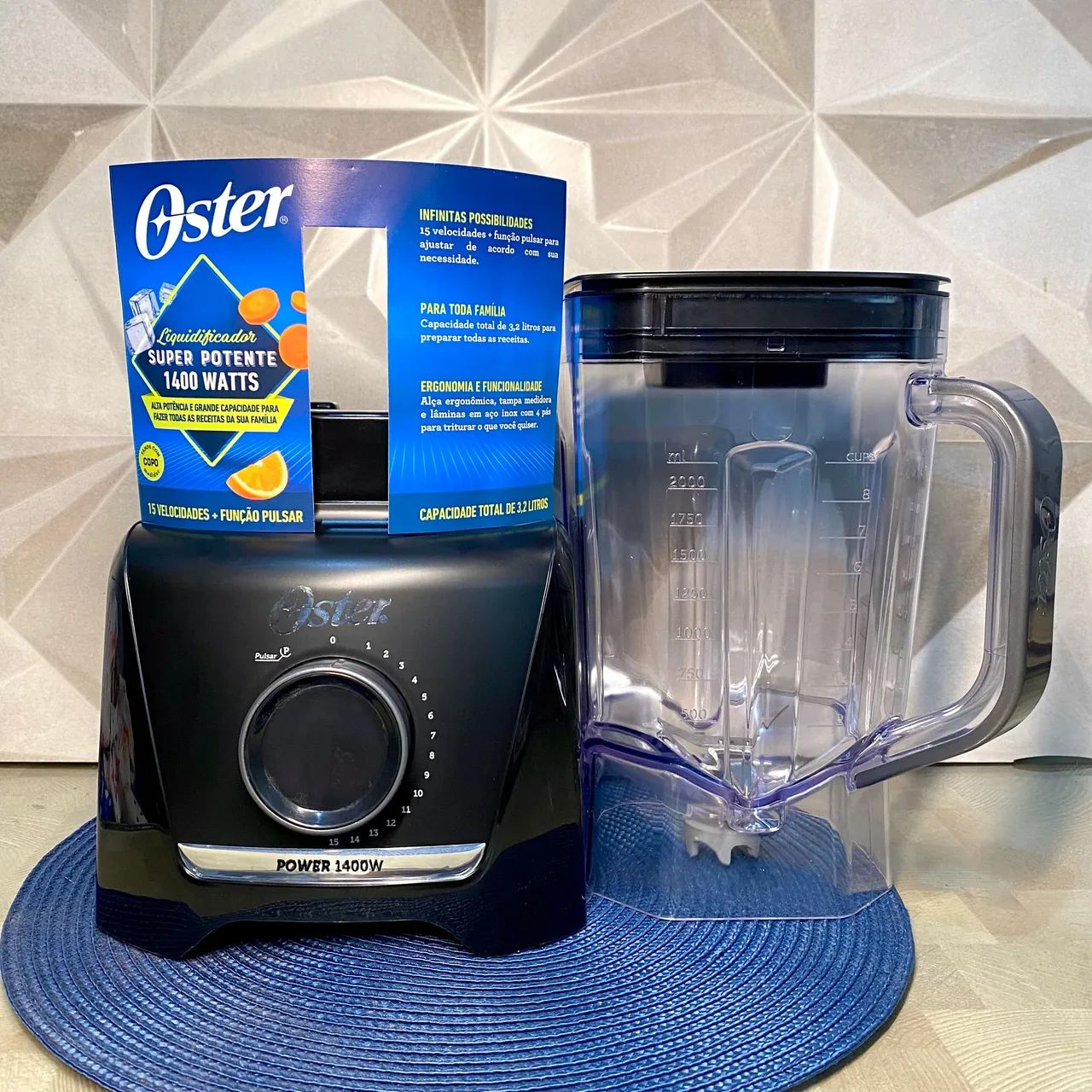 Liquidificador Oster 1400W 110v - Foto 2