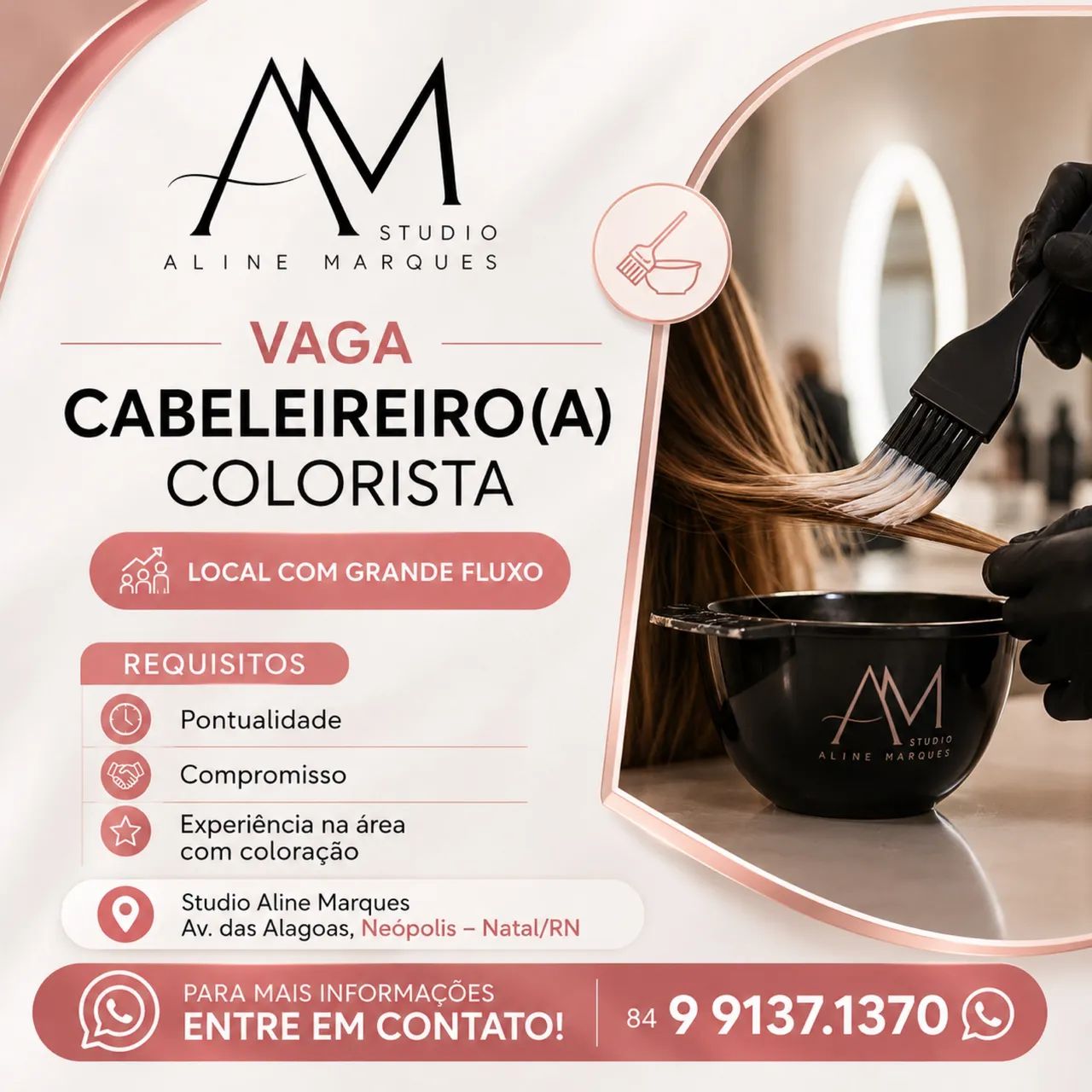 Contrata-se colorista 
