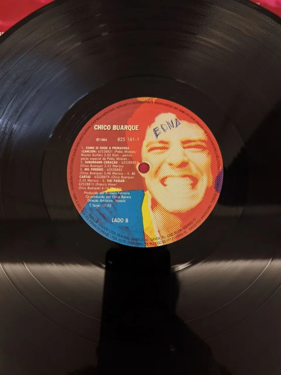 LP Chico Buarque - 1984 - Foto 3