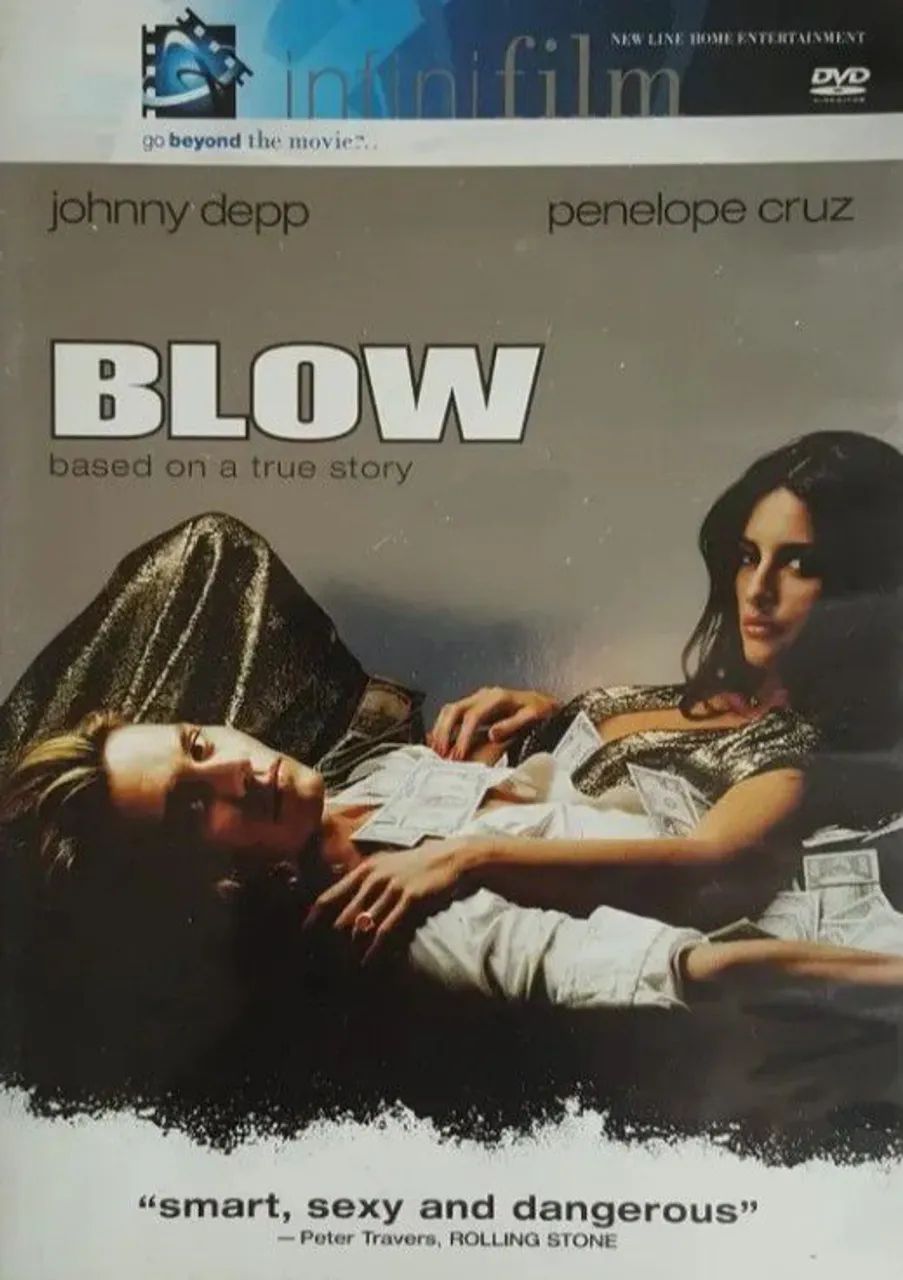 DVD Filme Blow com Jhonny Depp e Penélope Cruz Original Importado 