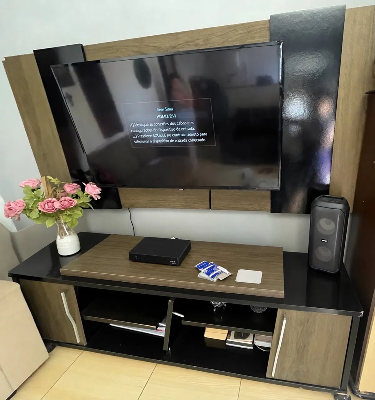 Rack e painel 