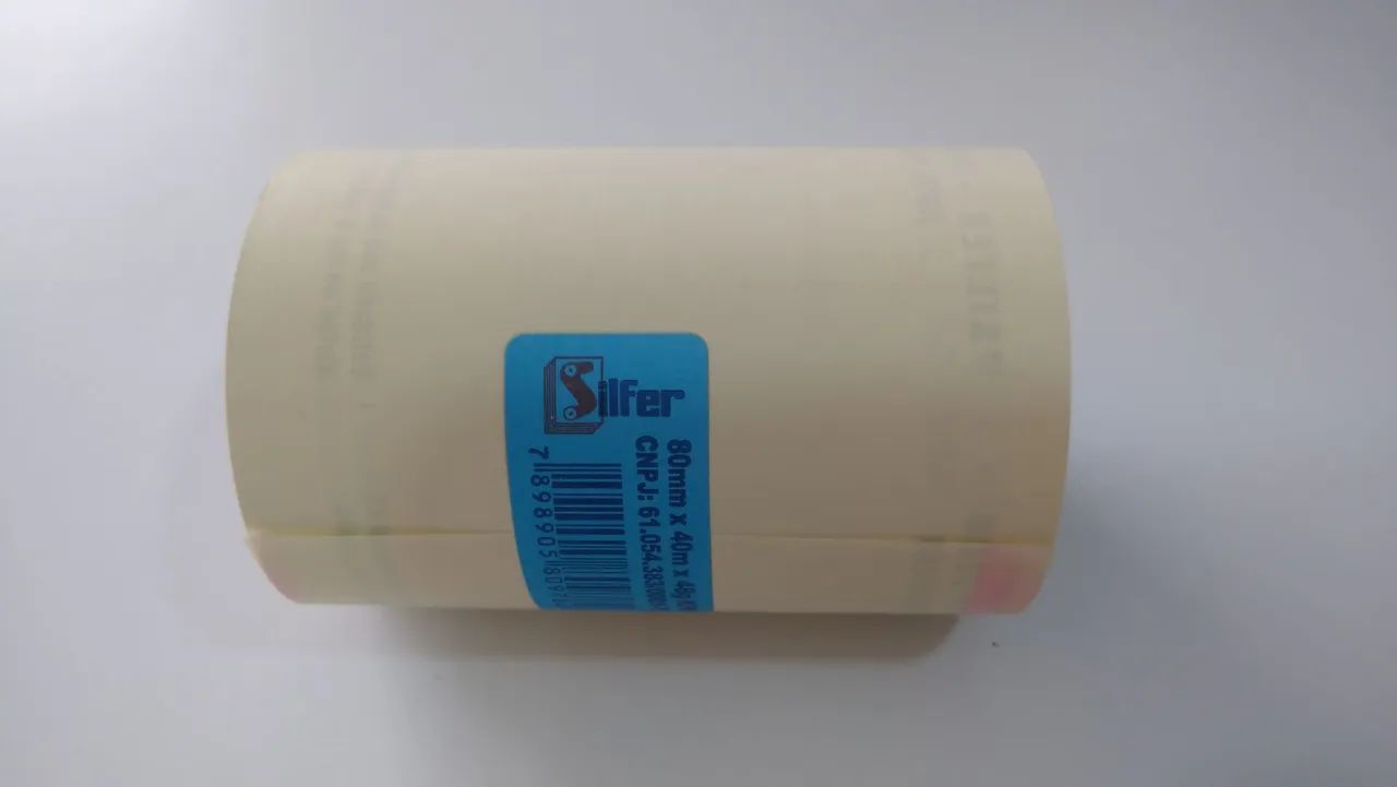 Caixa com 29 Bobinas Térmicas Silfer - 80mm x 40mm x 48g