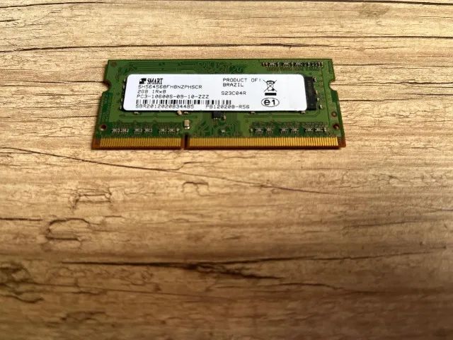 Memória RAM 2 GB DDR3 para Notebook