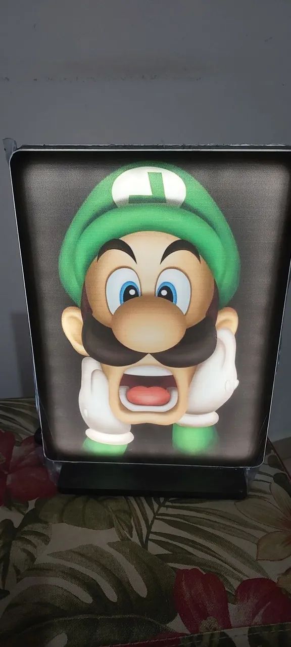 Luminária Dupla Face Mario e Luigi em LED - Foto 2