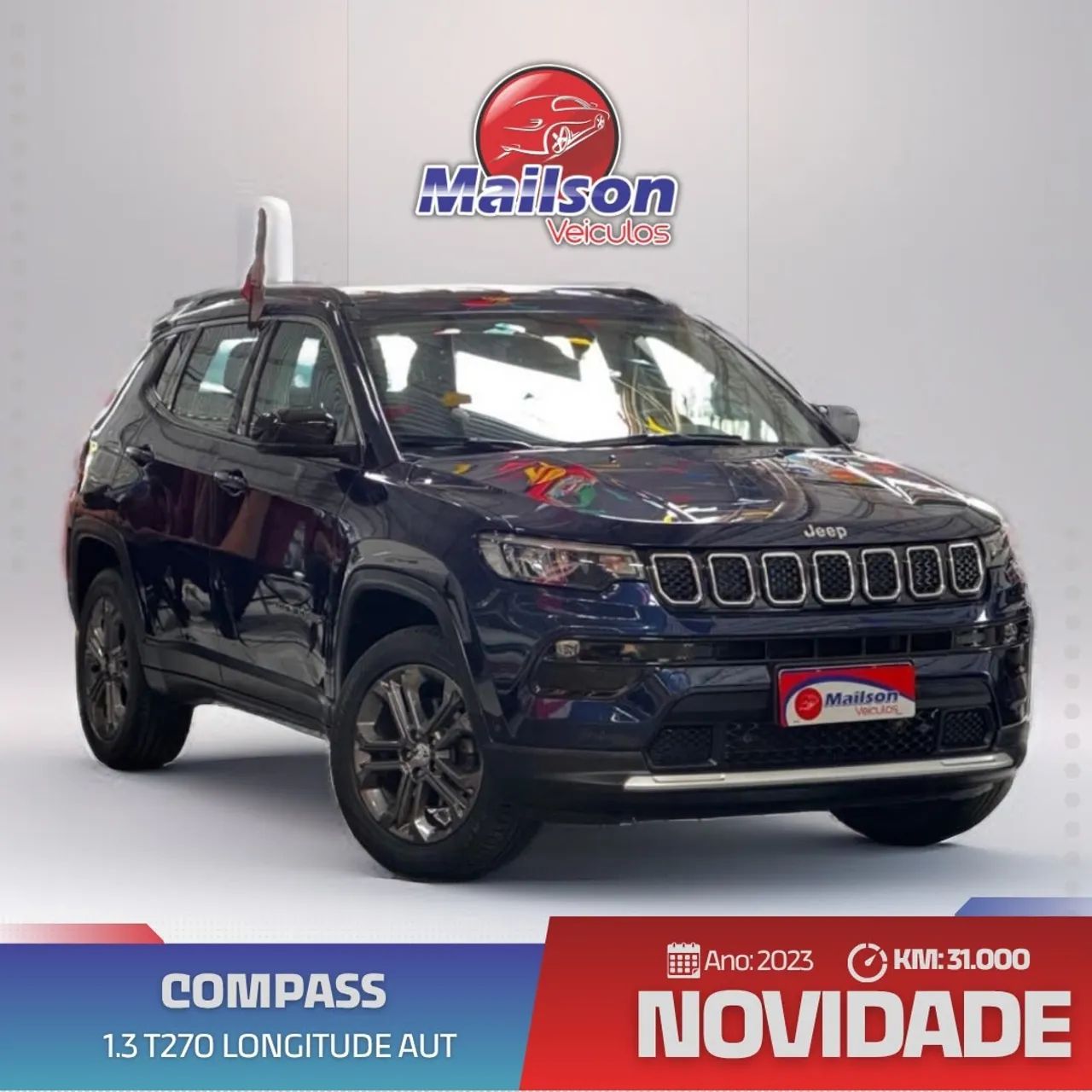 Jeep Compass Long. T270 1.3 TB 4X2 Flex AUT 2023 1