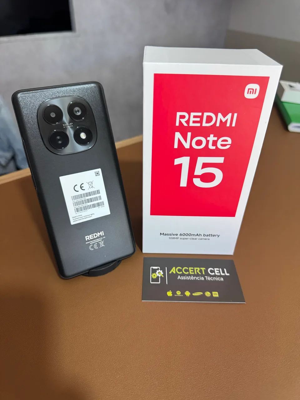 Redmi note 15 256gb novo 