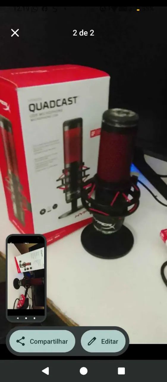 Microfone quadcast - Foto 2