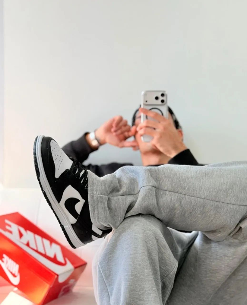 Nike SB Dunk Low Preto e Branco - vn ? - Foto 3