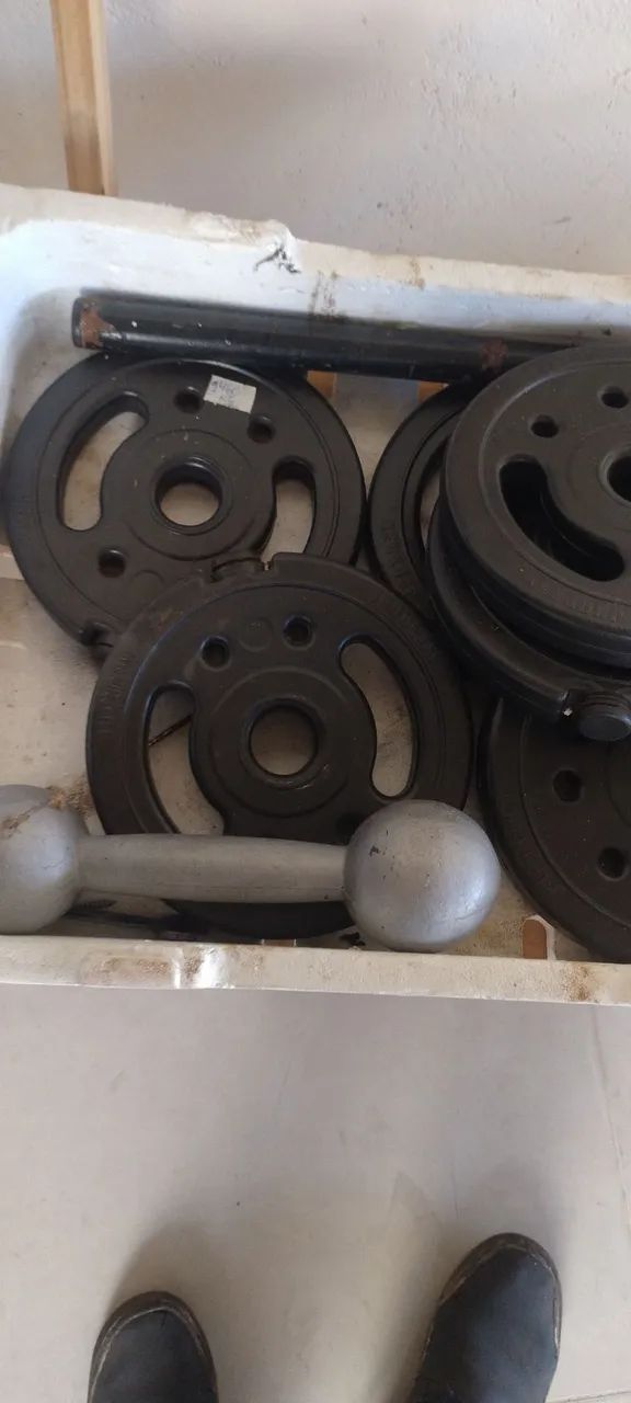 Vendo peso para musculação  - Foto 4