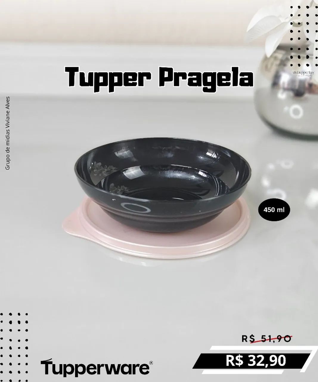 Boleira Tupperware. - Foto 3