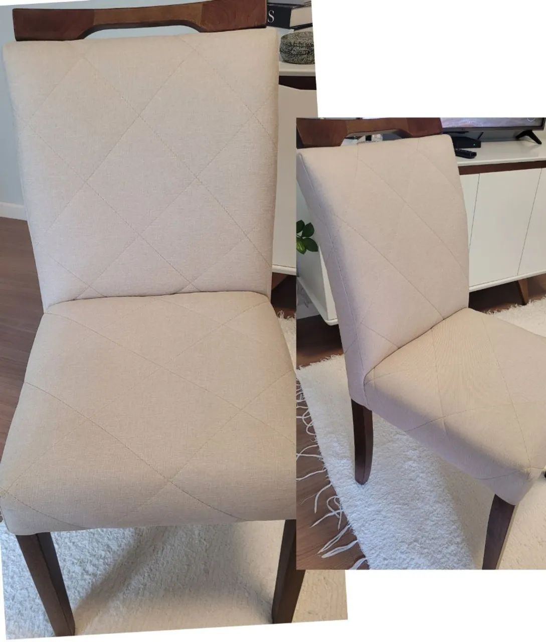 3 lindas cadeiras para sala de jantar
