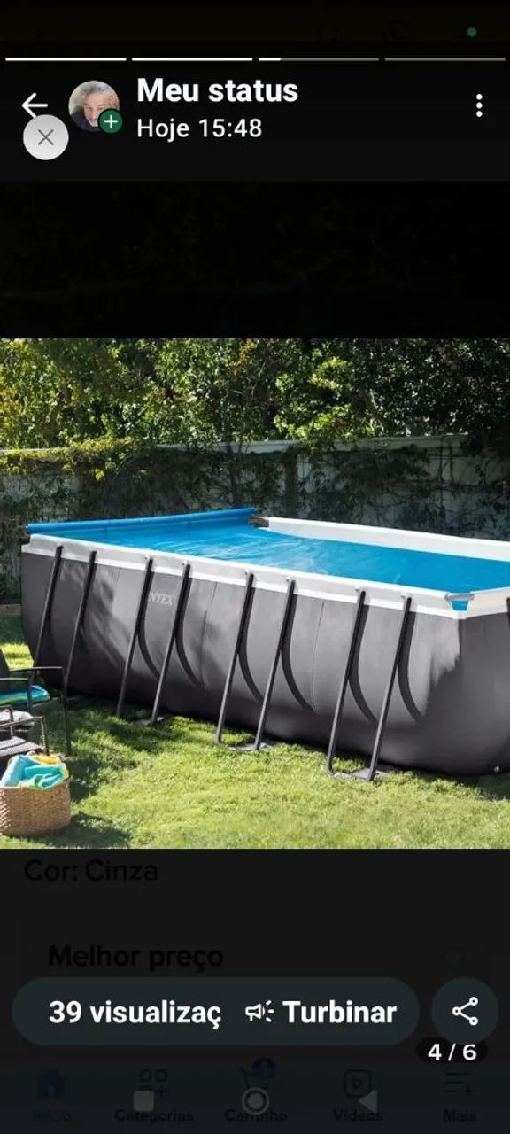 Piscina 14 mil litros 