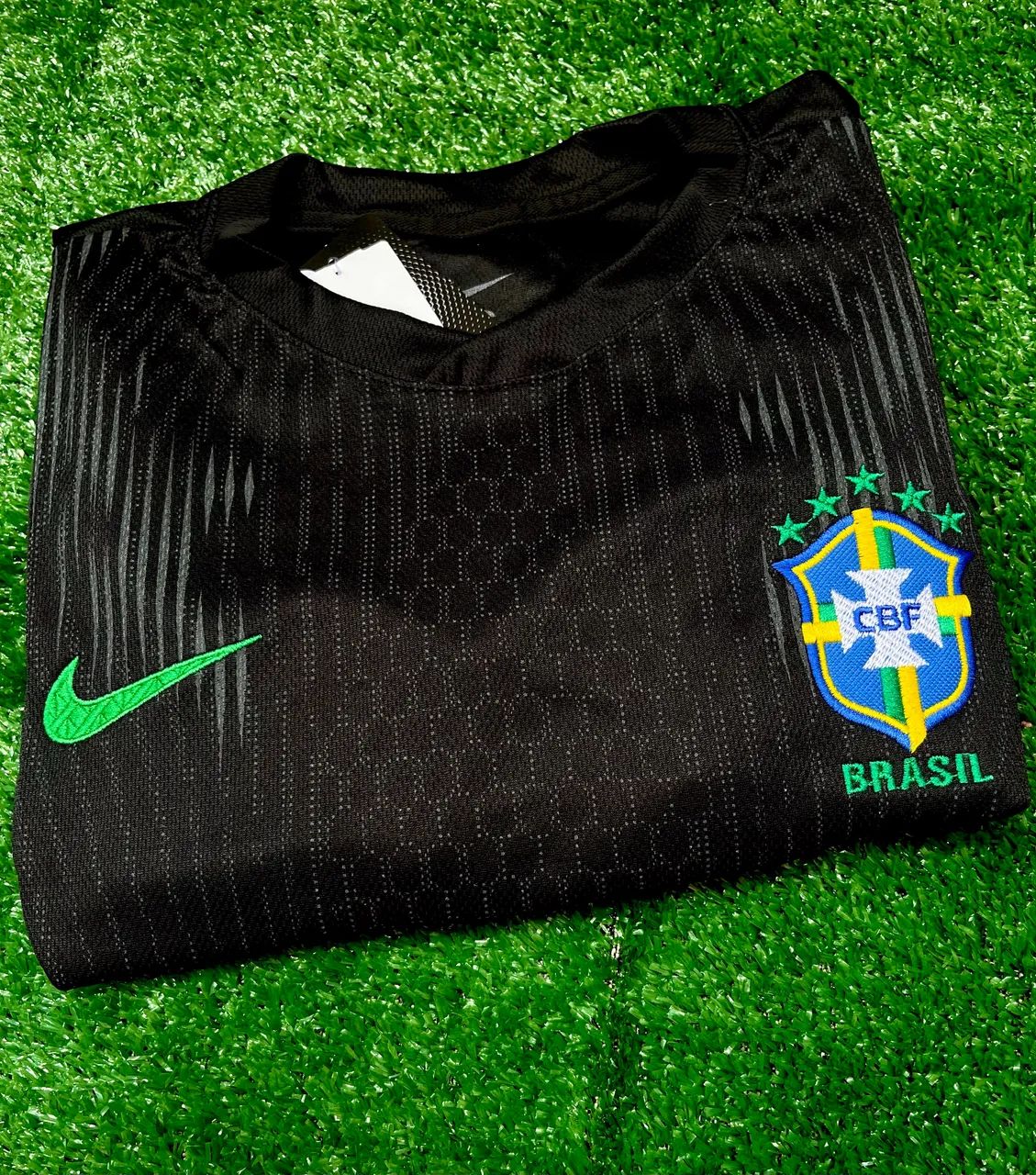 Camisa seleção Brasileira preta  - Foto 3