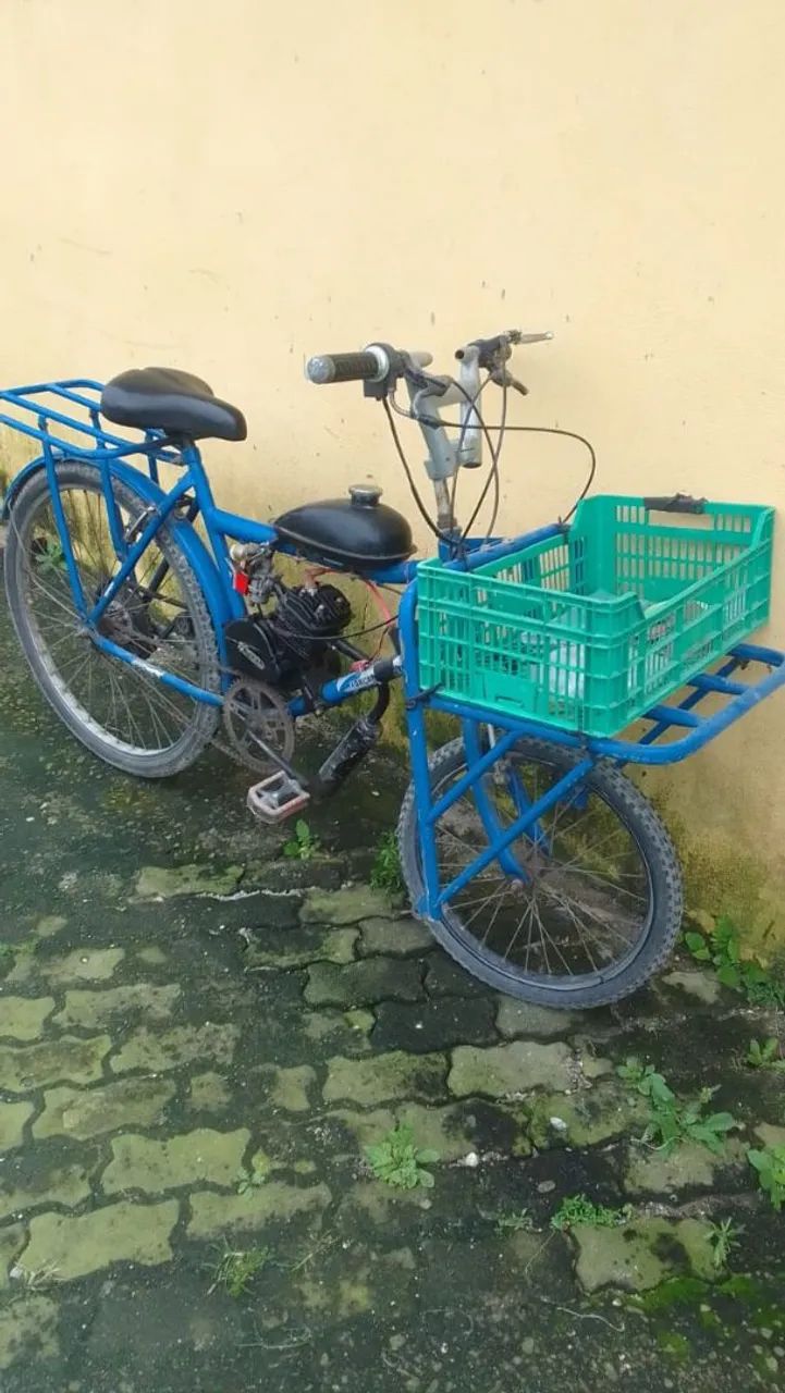 Bicicleta de carga com motor a gasolina - Foto 2