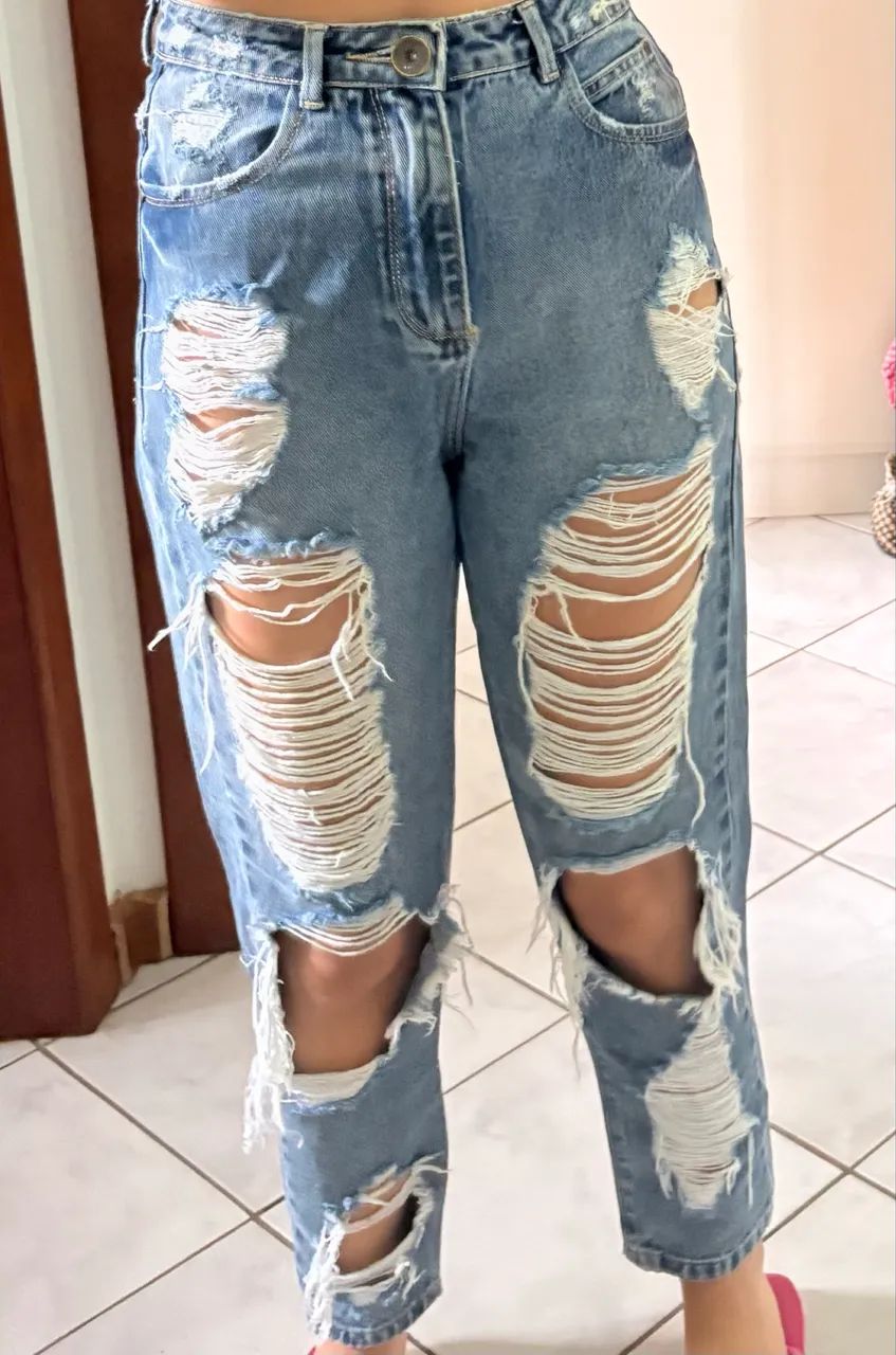 Calça jeans feminina tamanho 34