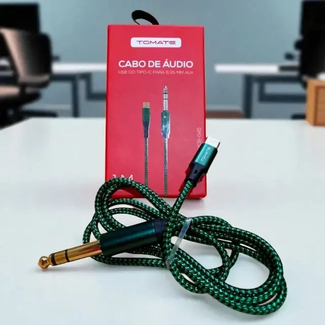 Cabo Tipo-C para P10 AUX 6.35mm 1M - MCB-045 - Foto 4