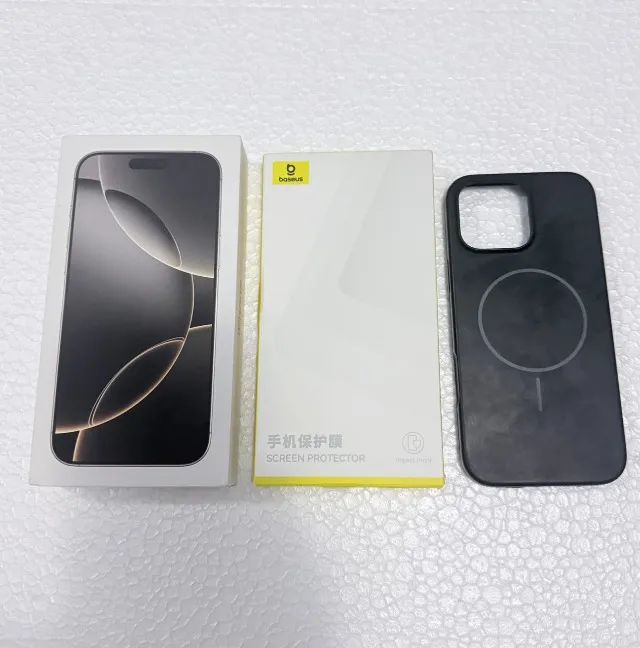 Kit Iphone 16 Pro Max + 2 películas + 1 capa - Foto 2