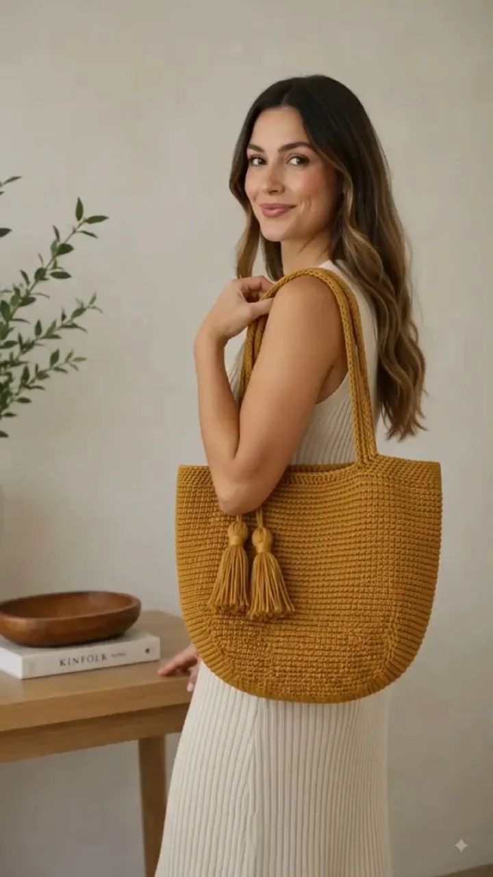 BOLSA DE CROCHÊ 