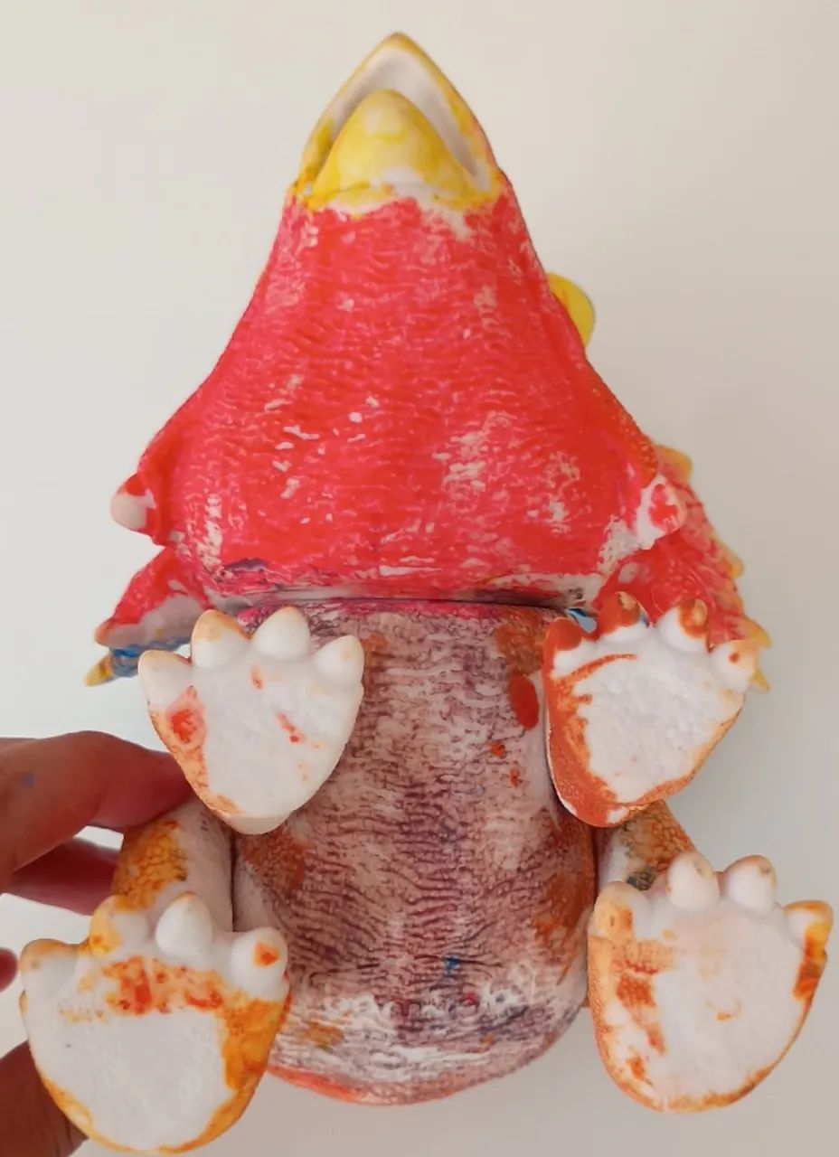 Boneco - Dinossauro Triceratops Colorido - Foto 6