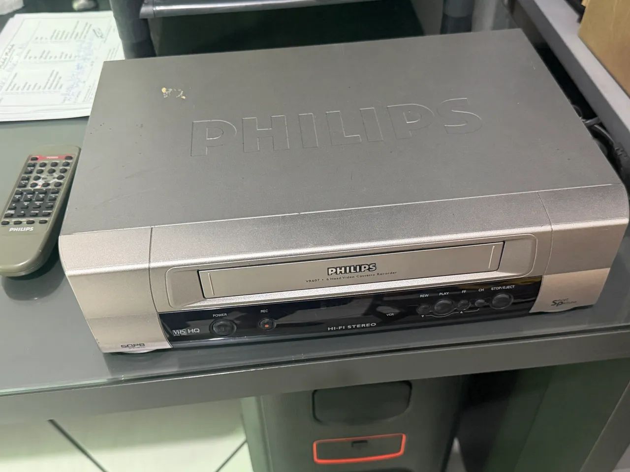 Vídeo cassete Philips Vr607