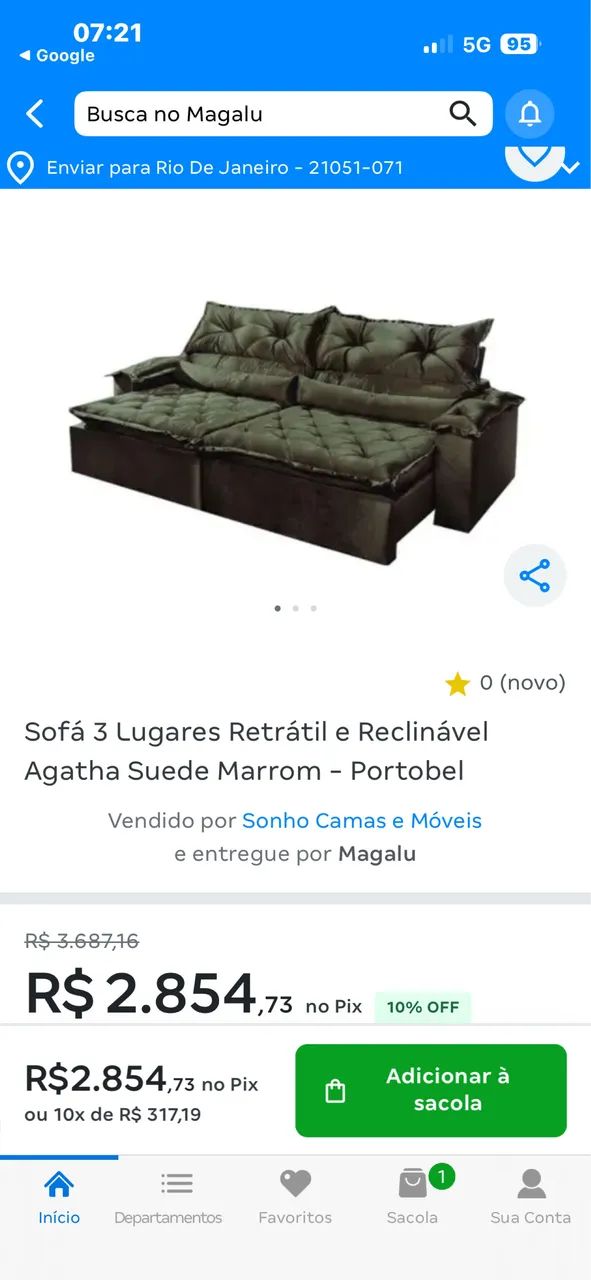 Negocio - Sofá Externamente Confortável - Foto 3