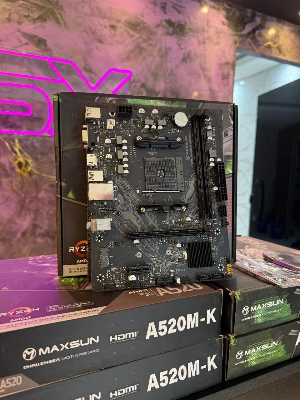 Placa Mãe A520m Maxsun Gaming - Foto 3