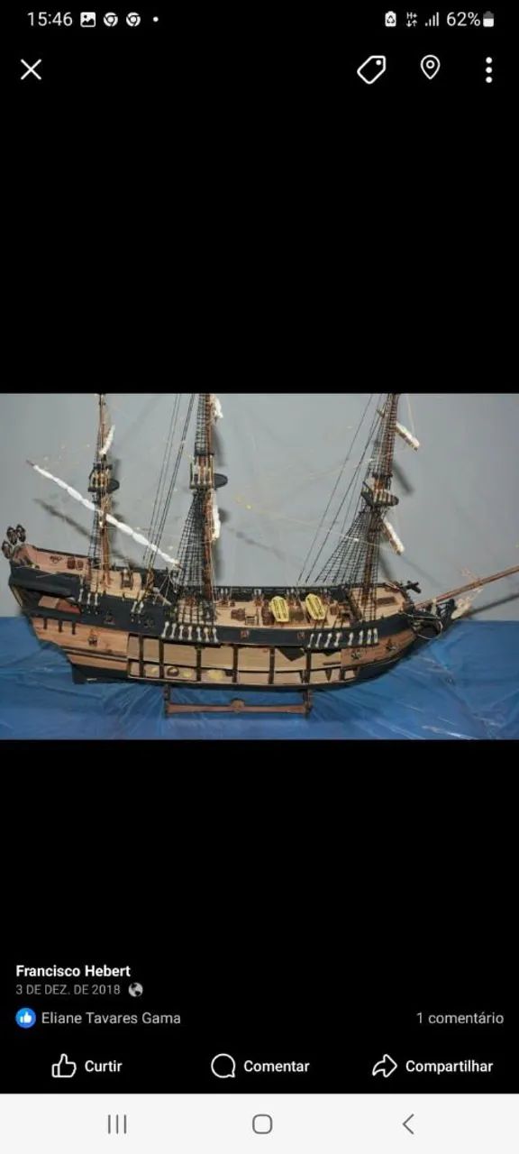 Réplica do navio pirata do caribe. Pérola negra  - Foto 5