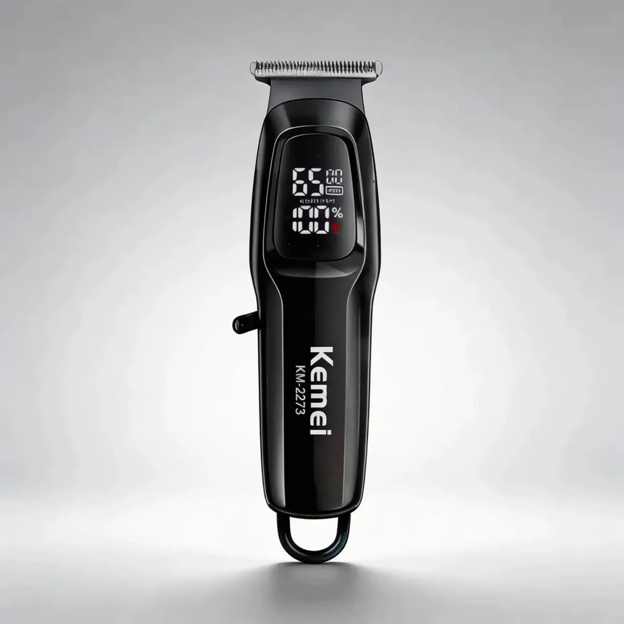 Digital Máquina De Cortar Cabelo E Barba Preto - Foto 3