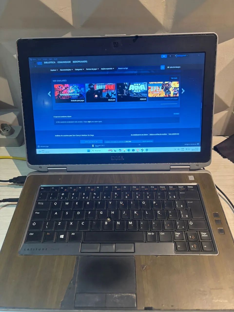 Notebook Dell i7 16GB + SSD + Placa NVIDEA (troco por celular e parcelo sem juros) - Foto 2