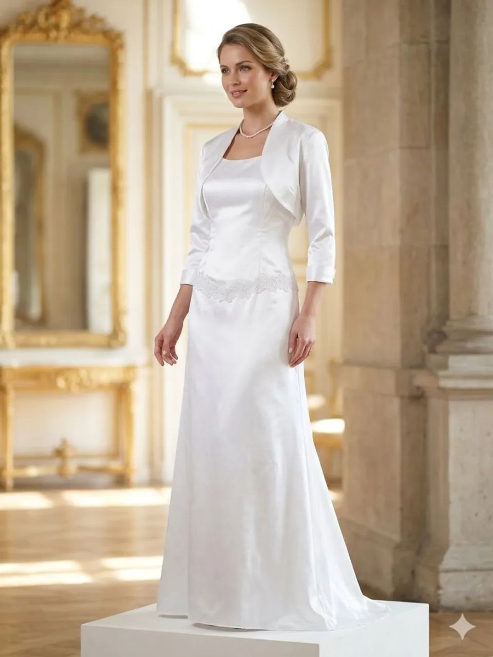 Vestido de noiva cetim