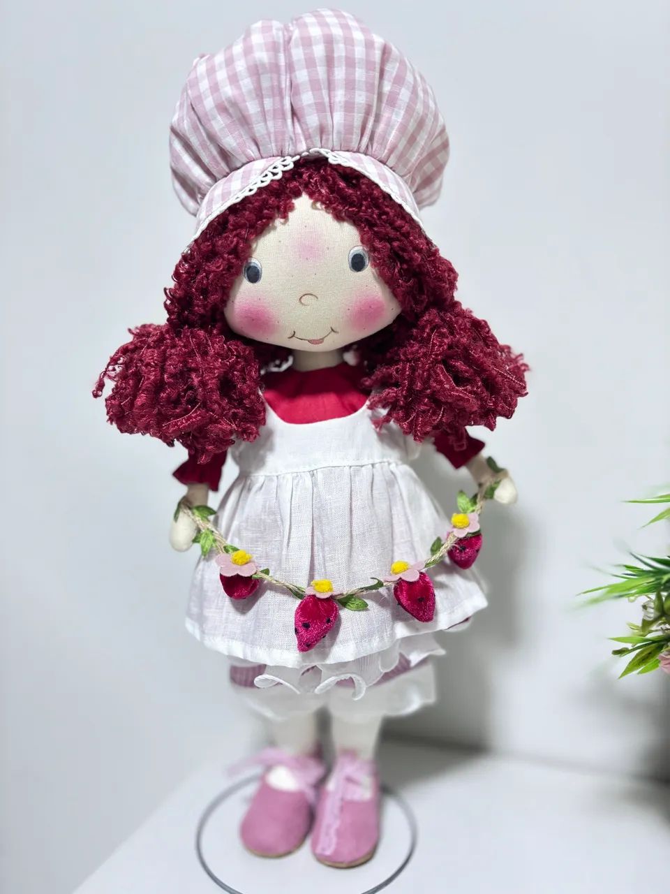 Boneca artesanal de pano  - Foto 2