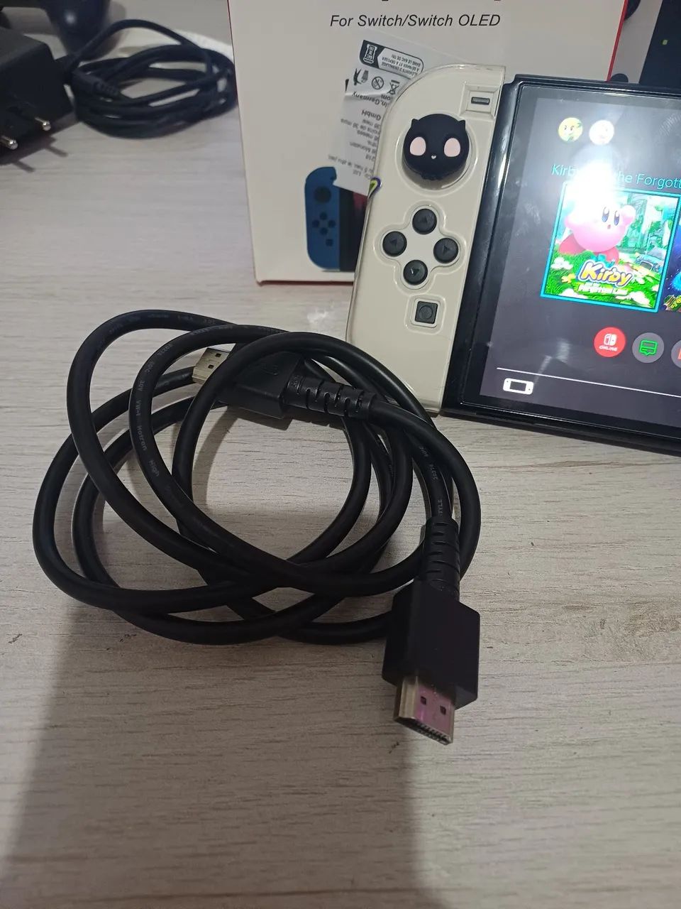 Nintendo Switch OLED Branco Desbloqueado  - Foto 2