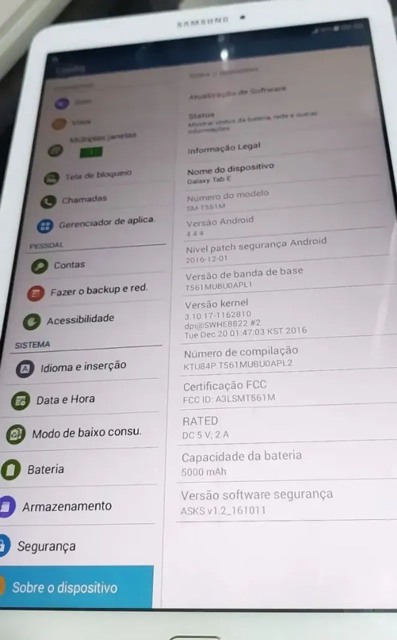 Tablet Samsung Galaxy Tab E Tab E Sm-t561  - Foto 4
