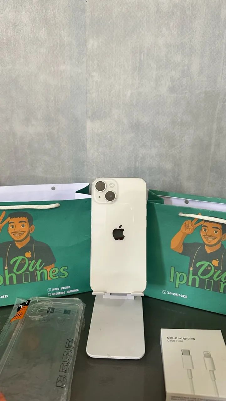 iPhone 14 128GB Branco todo original 