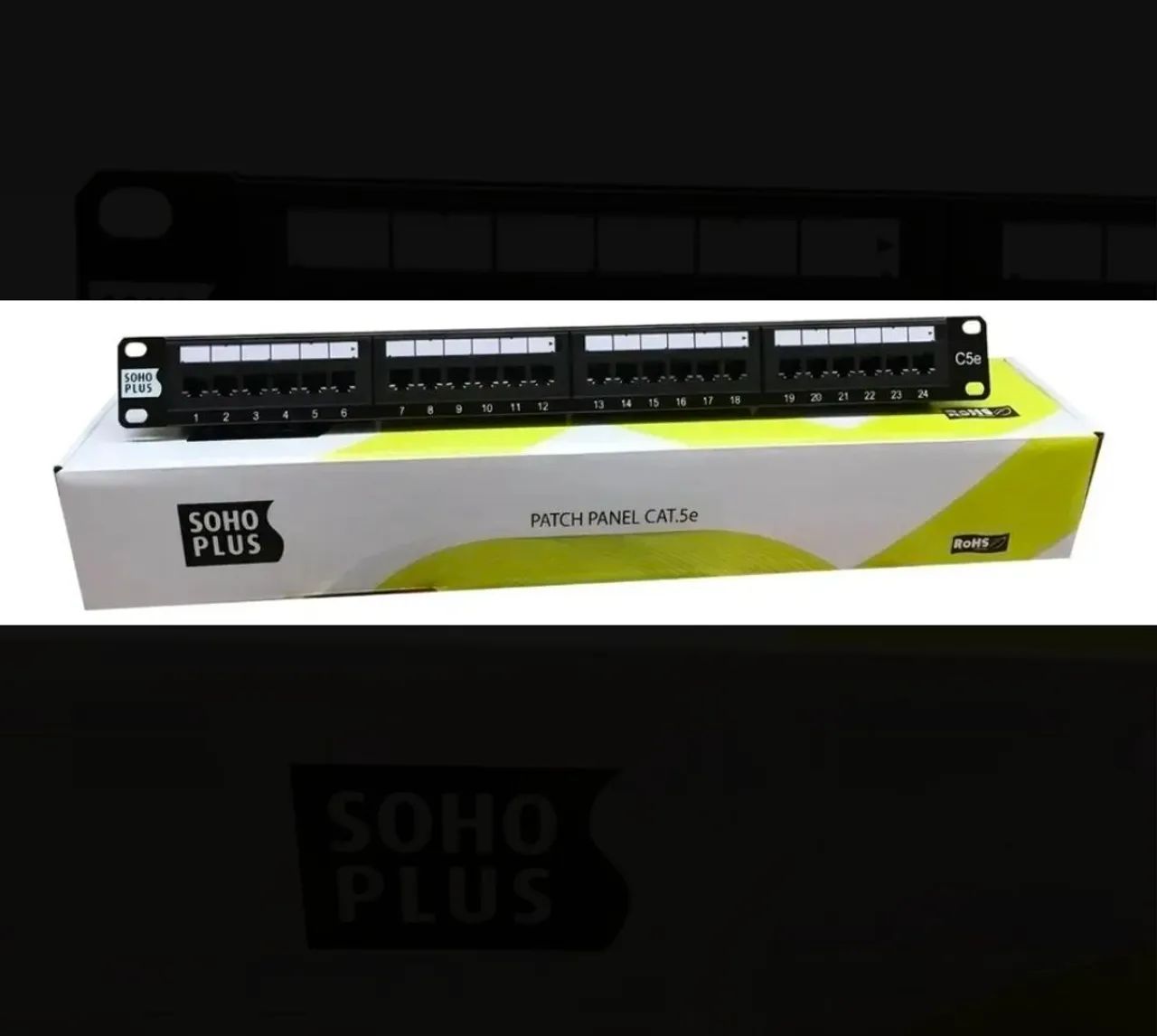 Patch Panel CAT5e 24 portas SohoPlus Furukawa - Foto 2