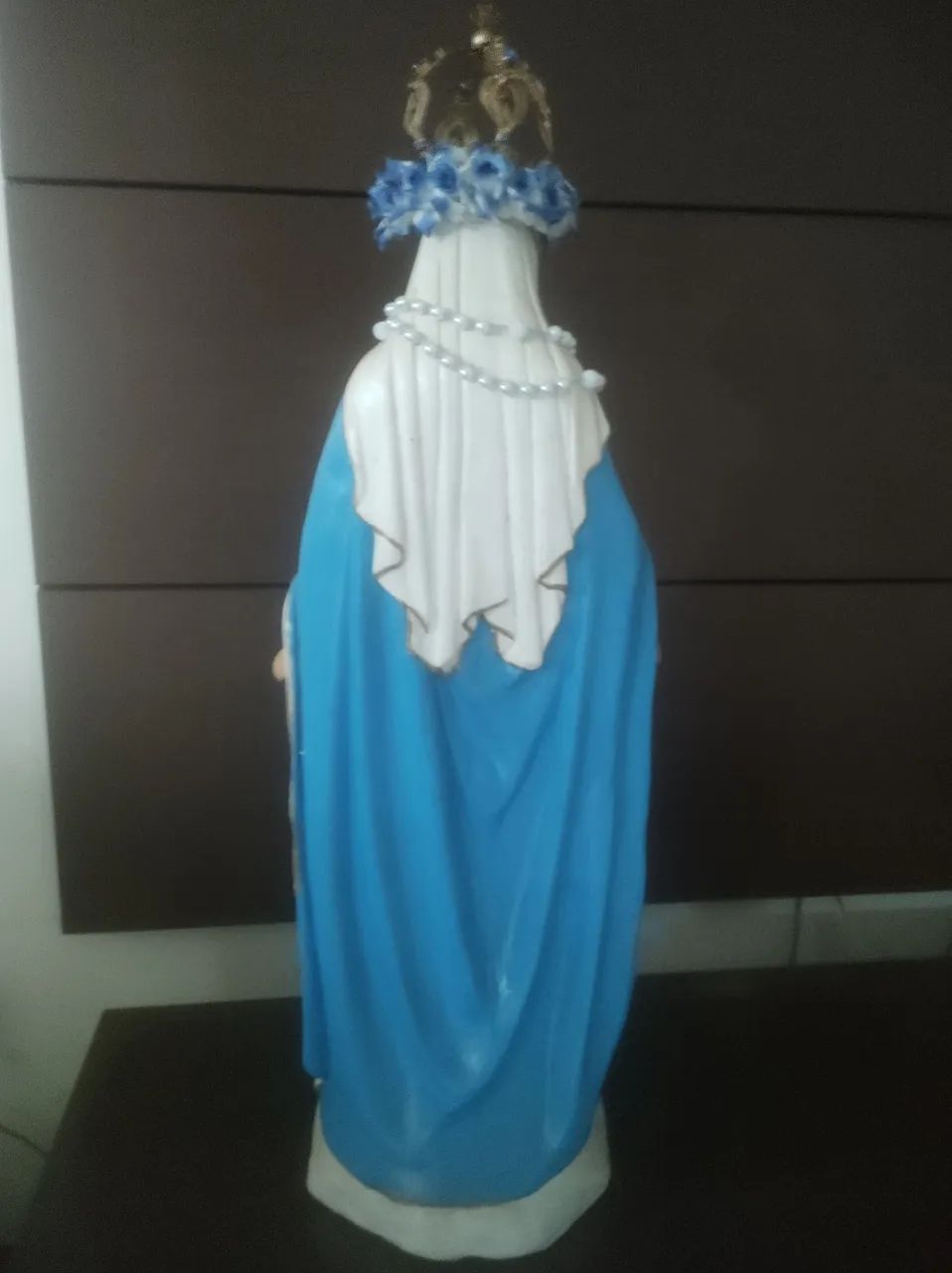 Estátua da nossa senhora das Graças consagrada na paróquia São Matheus 