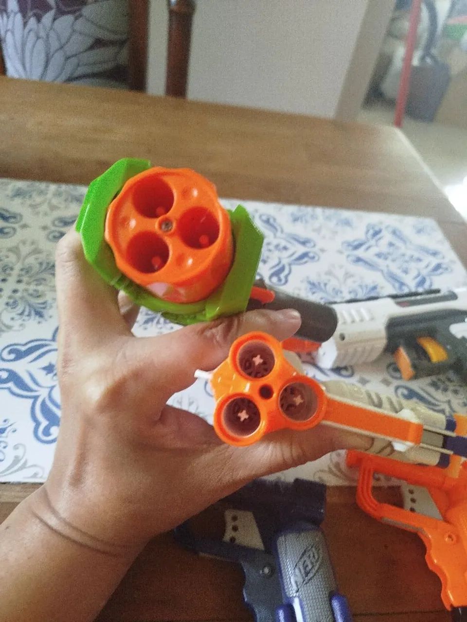 Lote 5 Nerf ar comprimido  - Foto 3