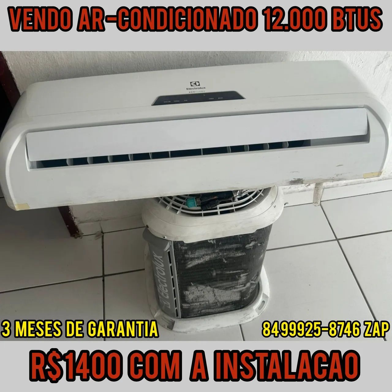 Vendo Ar-condicionado 12.000 btus