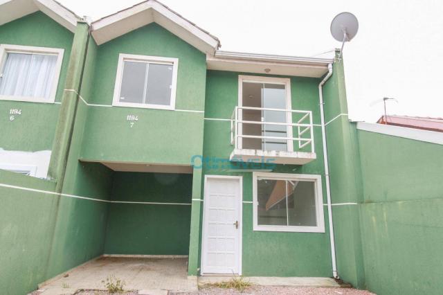 Sobrado à venda, 68 m² por r$ 225.000,00 - nações - fazenda rio grande/pr