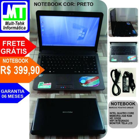 Notebook Positivo 2gb Hd 320 + Frete Grátis