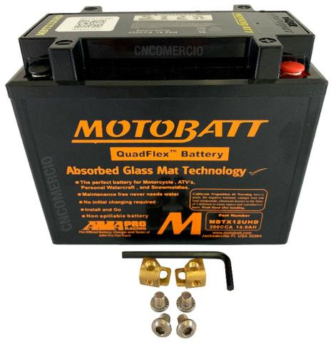 Bateria Agm Motobatt Mbtx12u Ytx14hbs Hd Sportster 883/1200 Hayabusa 1300 Vstrom 650