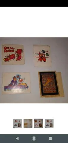 4 Figurinhas do Álbum Stamp Color 1983 raridade<br><br><br><br>R$69