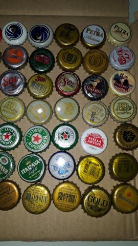 Lote tampinha cervejas diversas para colecionador - Foto 3