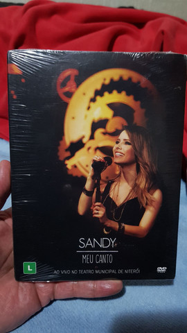 DVD SANDY MEU CANTO AO VIVO NO TEATRO DE NITERÓI LACRADO - Hobbies