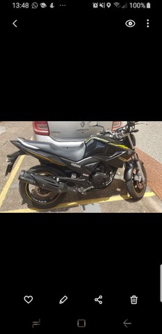YAMAHA FAZER 250 MODELO 2014 BLACKMOTION EDIÇÃO LIMITADA