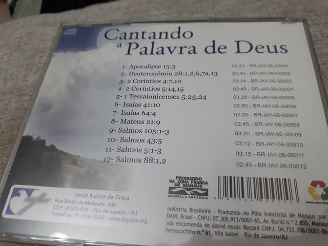 CD Cantando a palavra de Deus - Foto 3